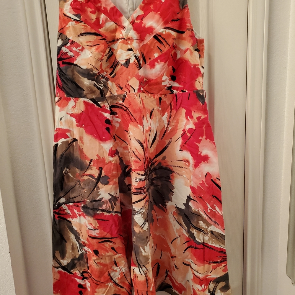 Floral dress Lane Bryant sz 16